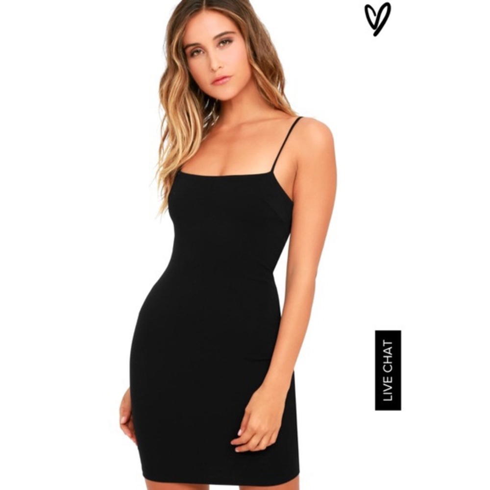 Black mini Bodycon Cocktail Dress